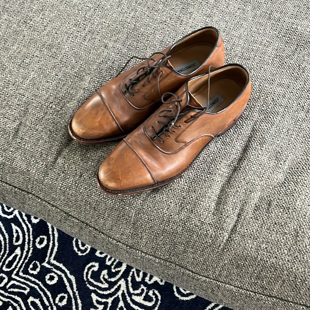 Johnston & Murphy Tan Shoes, Men’s 7.5
